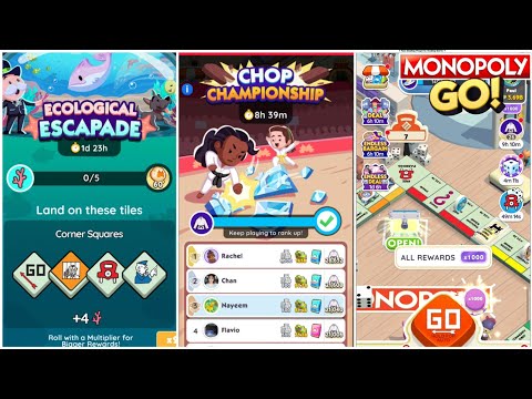 Ecological Escapade Monopoly Go New Event Gameplay - 1000x HighRolls Gameplay #monopolygo #monopoly