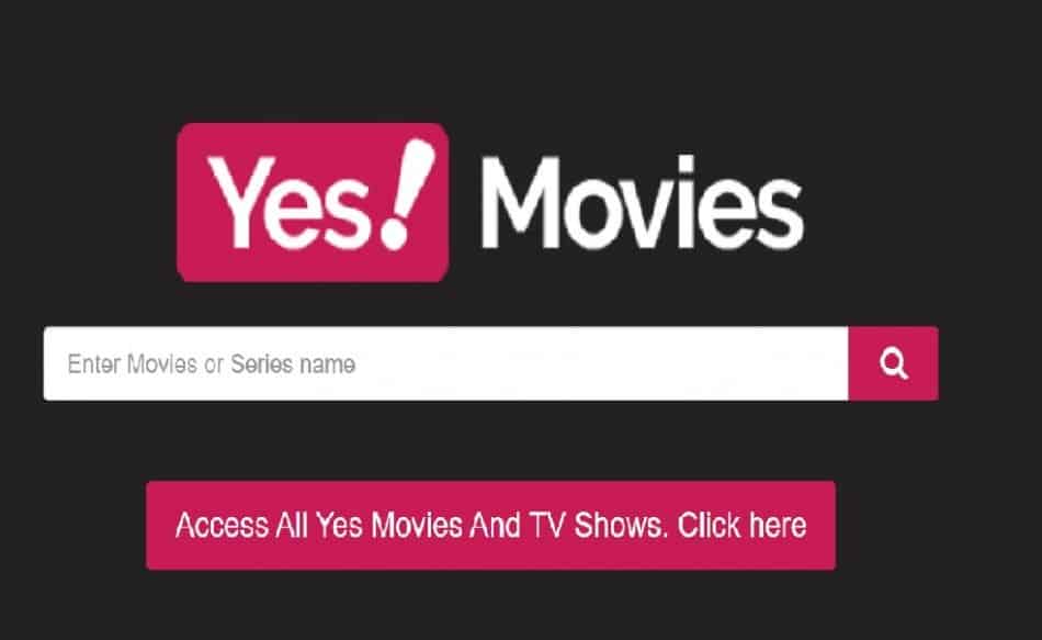 YesMovies, a similar site to 123Movies